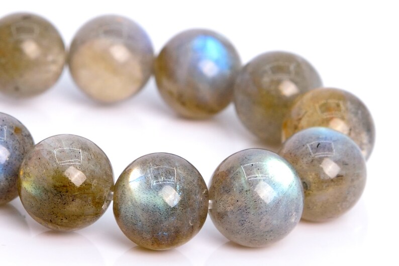 9MM Translucent Gray Labradorite Beads AA Genuine Natural Madagascar Gemstone Full Strand Round Loose Beads 15 106556-1990