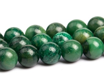 African Jade Beads Grade AAA Genuine Natural Gemstone Round Loose Beads 6MM 8MM Bulk Lot Options