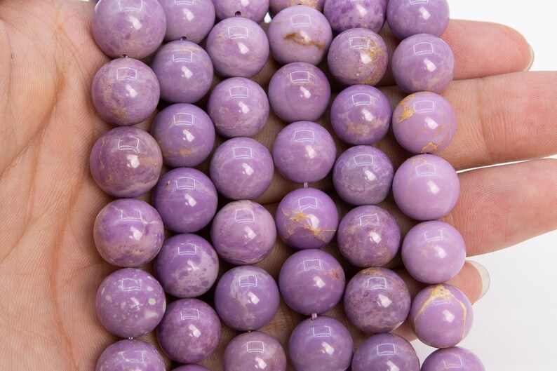 12MM Purple Phosphosiderite Beads Grade A 109347h-2941 Genuine Natural Gemstone Half Strand Round Loose Beads 7.5