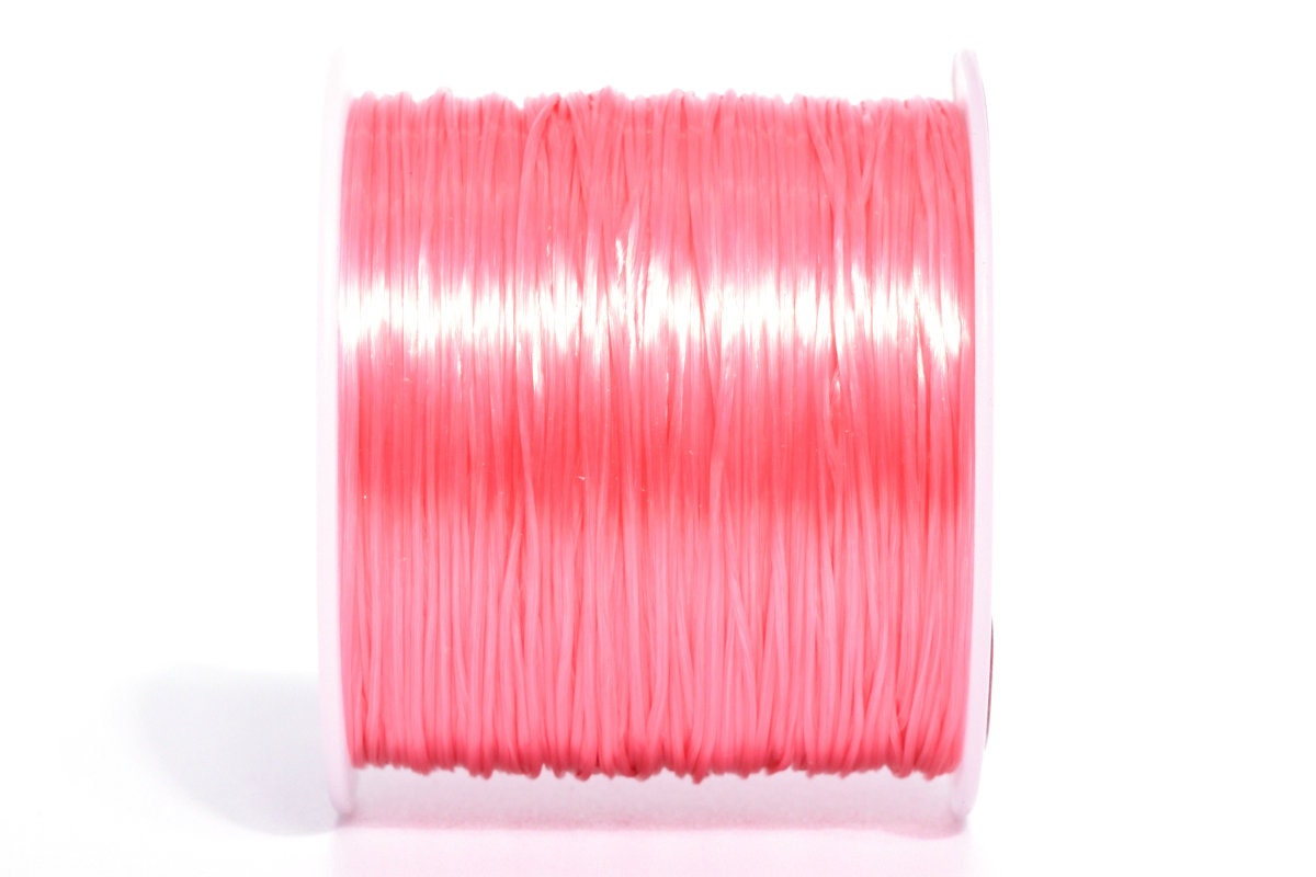 Watermelon Threading High Quality 0.8MM Watermelon Pink Japanese Elastic Cord / Thread ...