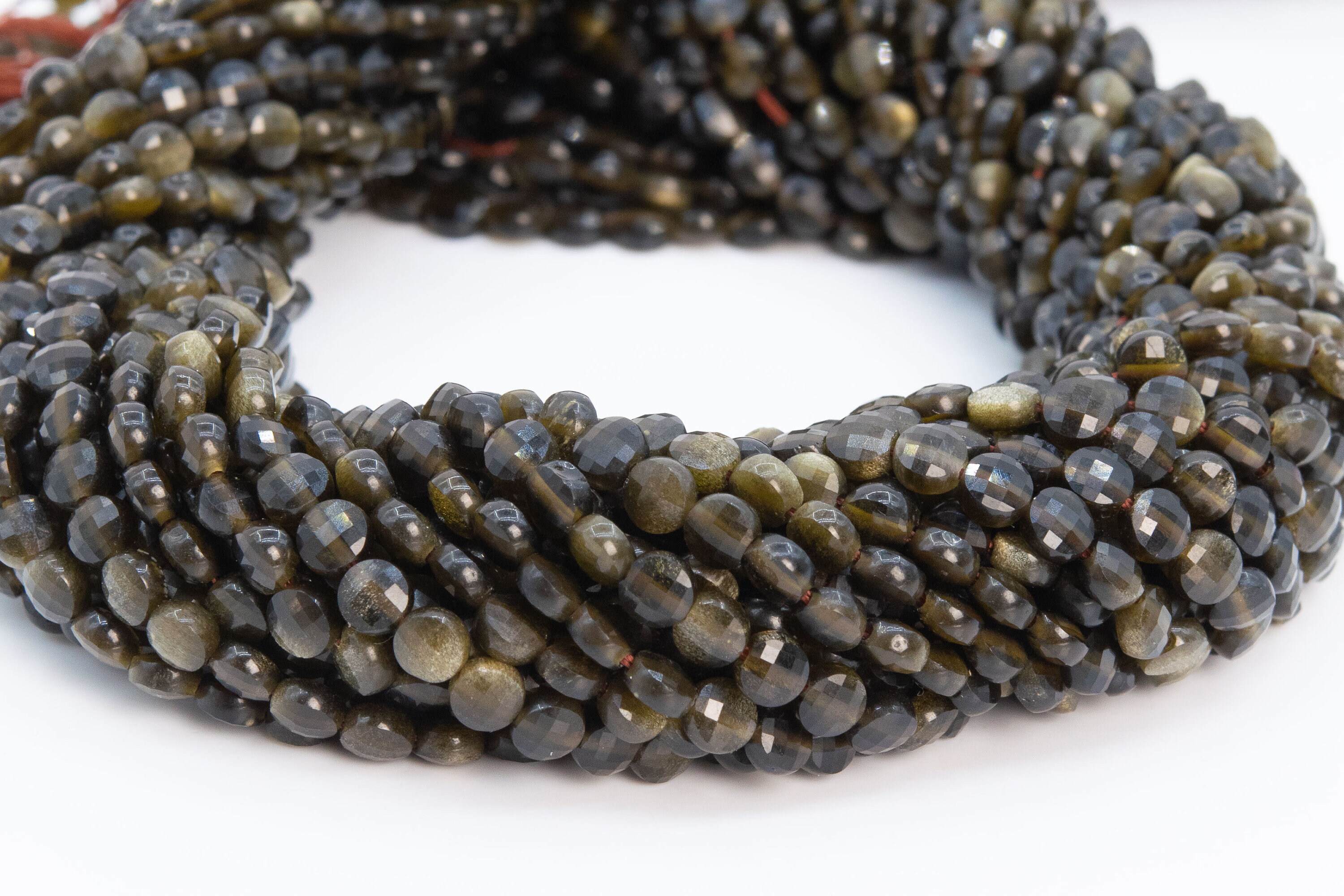 Craft Supplies & Tools Jewelry Making & Beading 117545 4x2MM Golden