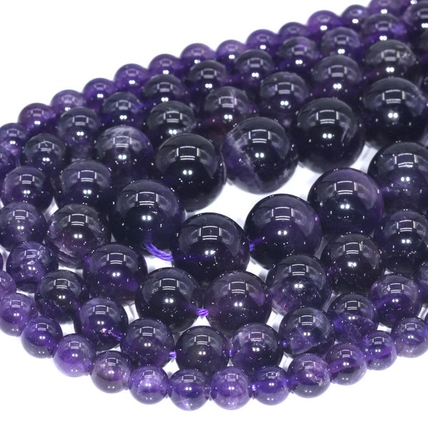 Purple Natural Amethyst Bracelet, Size: 8mm At ₹ 218/piece In Khambhat - Foto 12