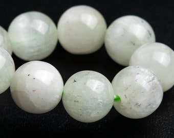 8 mm koraliki kunzytu bladozielona bransoletka brazylijska klasa AA prawdziwy naturalny okrągły kamień szlachetny 7,5" (119386h-765)
