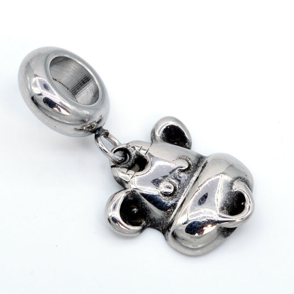 13x12MM / 12x9MM Cow Head Dangle Pendant Stainless Steel Pendant 1 Pcs Bulk Lot Options (61899-2111)