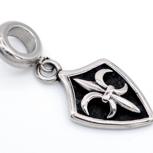 22x12MM / 11x9MM Shield Dangle Pendant Stainless Steel Pendant 1 Pcs Bulk Lot Options (61912-2111)