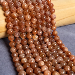 Strawberry Quartz Beads Genuine Natural Round Gemstone Beads