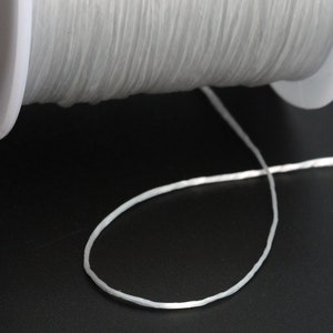 0.25mm, 0.3mm, 0.35mm, 0.4mm 0.45mm 0.5mm 0.6mm 0.7mm 0.8mm Fishing Line,  Non Elastic Clear Crystal Beading Thread String Cord Fishing Line 