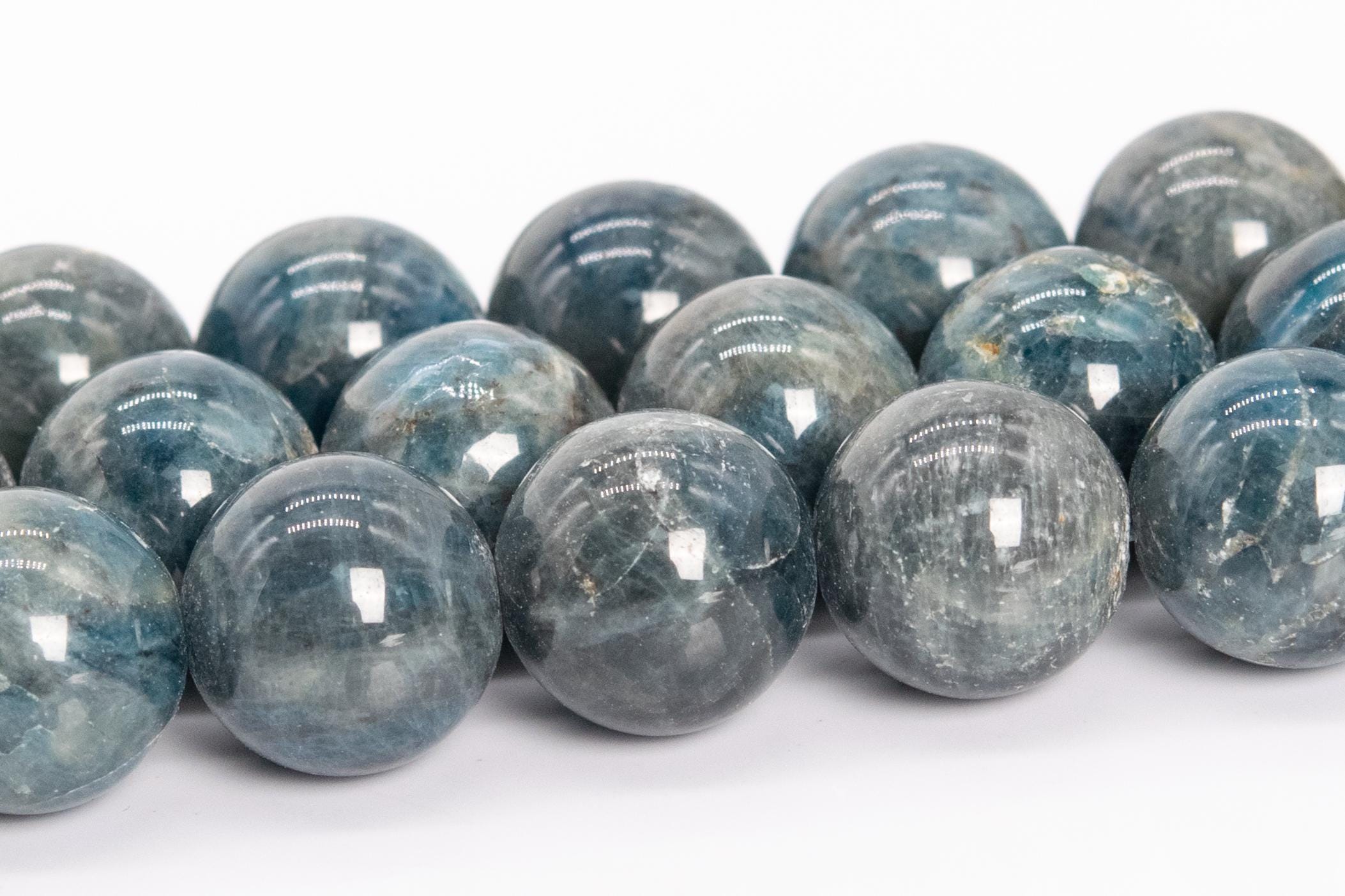 Light Blue Green Apatite Beads Genuine Natural Grade A Gemstone Round Loose Beads 5MM 8MM 10MM 12MM Bulk Lot Options