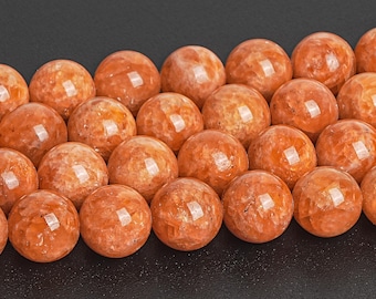 Orange Calcit Perlen Echte Natürliche Klasse AA Edelstein Runde Lose Perlen 6 MM 8 MM 10 MM Massen viel Optionen