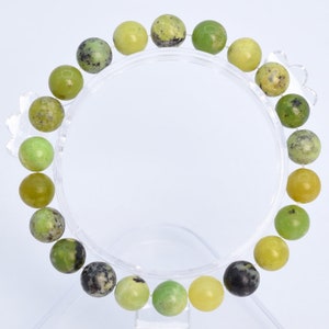 8MM Chrysoprase / Australian Jade Beads Bracelet Grade A Genuine Natural Round Gemstone 7&quot; Bulk Lot Options (106675h-2021)