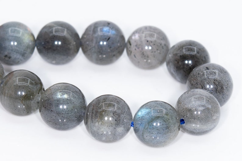 109830h-3081 Genuine Natural Gemstone Half Strand Round Loose Beads 7.5 9-10MM Gray Labradorite Beads Madagascar Grade A
