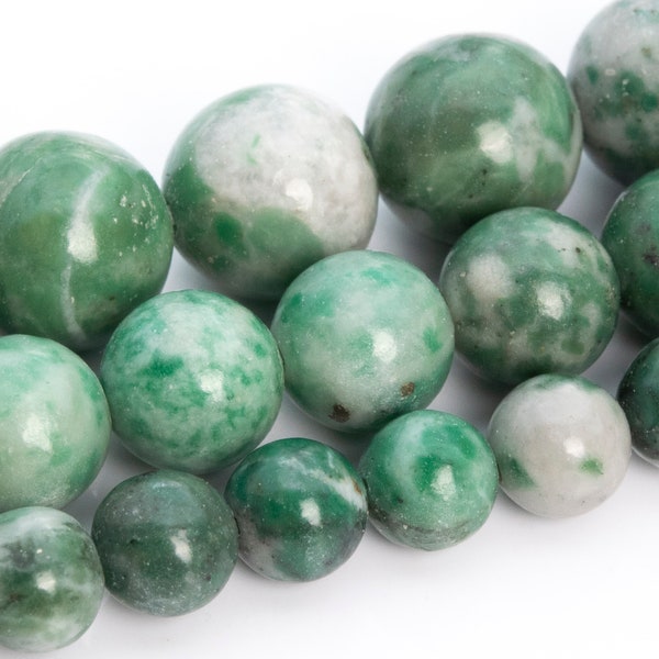 Qinghai Jade Beads Grade A Genuine Natural Gemstone Round Loose Beads 4MM 6MM 8MM 10MM Bulk Lot Options