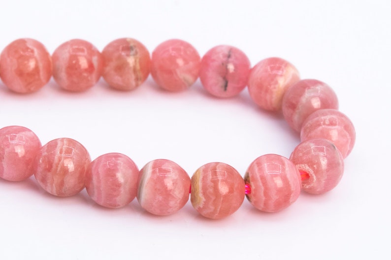 5MM Argentina Rhodochrosite Beads Pink Grade AAA Genuine Natural Gemstone Full Strand Round Loose Beads 15.5 112098-3471