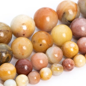 Microcline Beads Grade AAA Genuine Natural Gemstone Round Loose Beads 4MM 6MM 8MM 10MM 12MM Bulk Lot Options