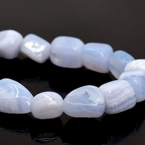 3-10MM Blue Lace Agate Beads Pebble Granule AA Genuine Natural Gemstone Half Strand Loose Beads 7.5&quot; BULK LOT 1,3,5,10,50 (106219h-1880)