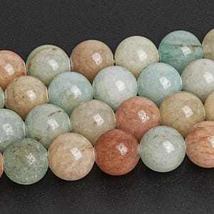 8MM Multicolor Moss Agate Beads Genuine Natural Gemstone Round Loose Beads 7.5&quot;/15&quot; Bulk Lot Options (126969)