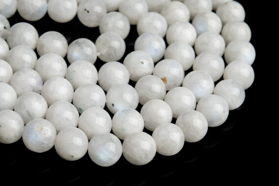 Luna Bianca Perline Rotonde Facettées 4,5 Mm - Pietra Di Luna X39cm Opale Pietra - Foto 7