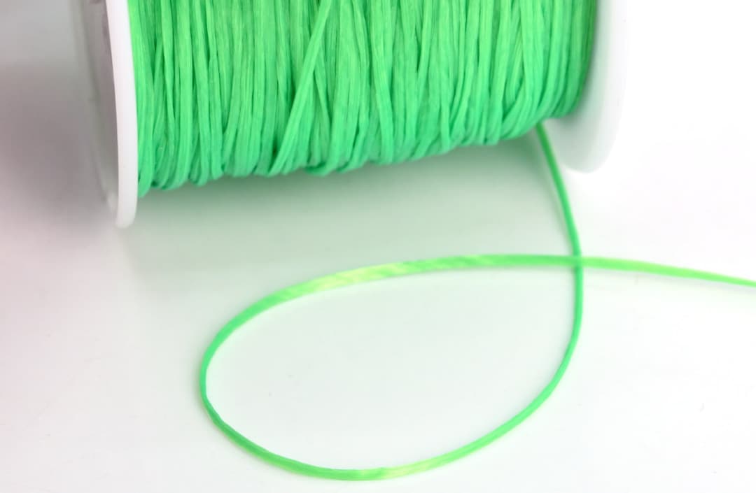 0.8MM Bright Green Elastic Cord / Thread Crystal String 1 Etsy