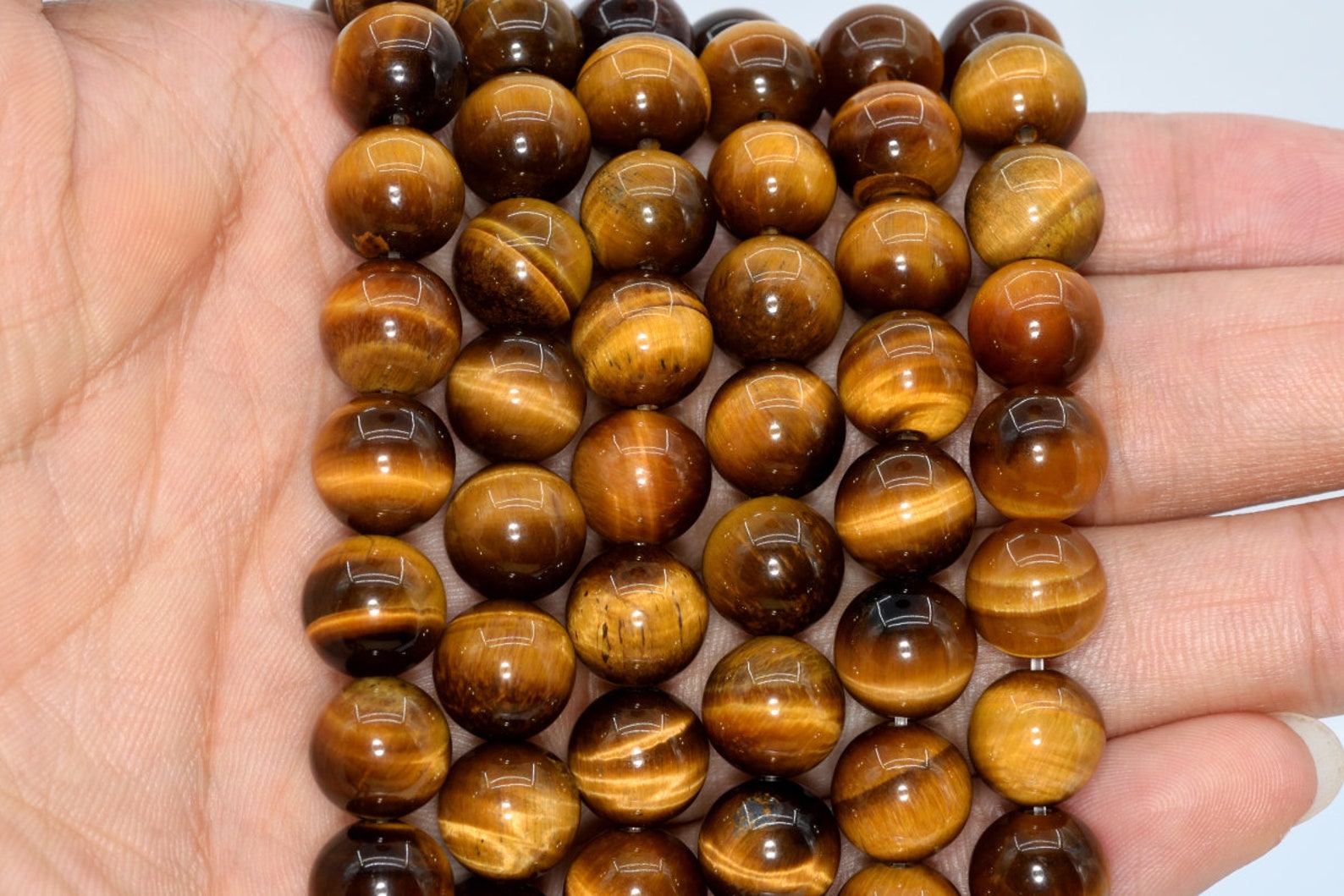 Yellow Tiger Eye Beads Grade AAA Genuine Natural Gemstone | Etsy