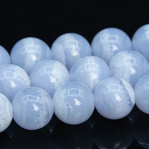5MM Blue Lace Agate Beads Brazil Grade AA Genuine Natural Gemstone Round Loose Beads 16&quot; Bulk Lot Options (109193)