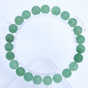 8MM Matte Parsley Bunch Aventurine Beads Bracelet Grade AAA Genuine Natural Round Gemstone 7&quot; BULK LOT 1,3,5,10 and 50 (106740h-062)