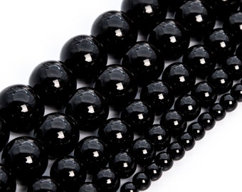 Natural 8X12mm black agate Gemstone columnar beads necklace earrings set 18" AAA Natural 8X12mm black agate Gemstone columnar beads necklace earrings set 18" AAA