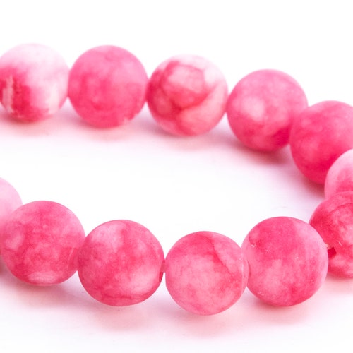 6MM Natural Red Jade Beads Grade AAA Round Gemstone Loose Beads 14.5" 