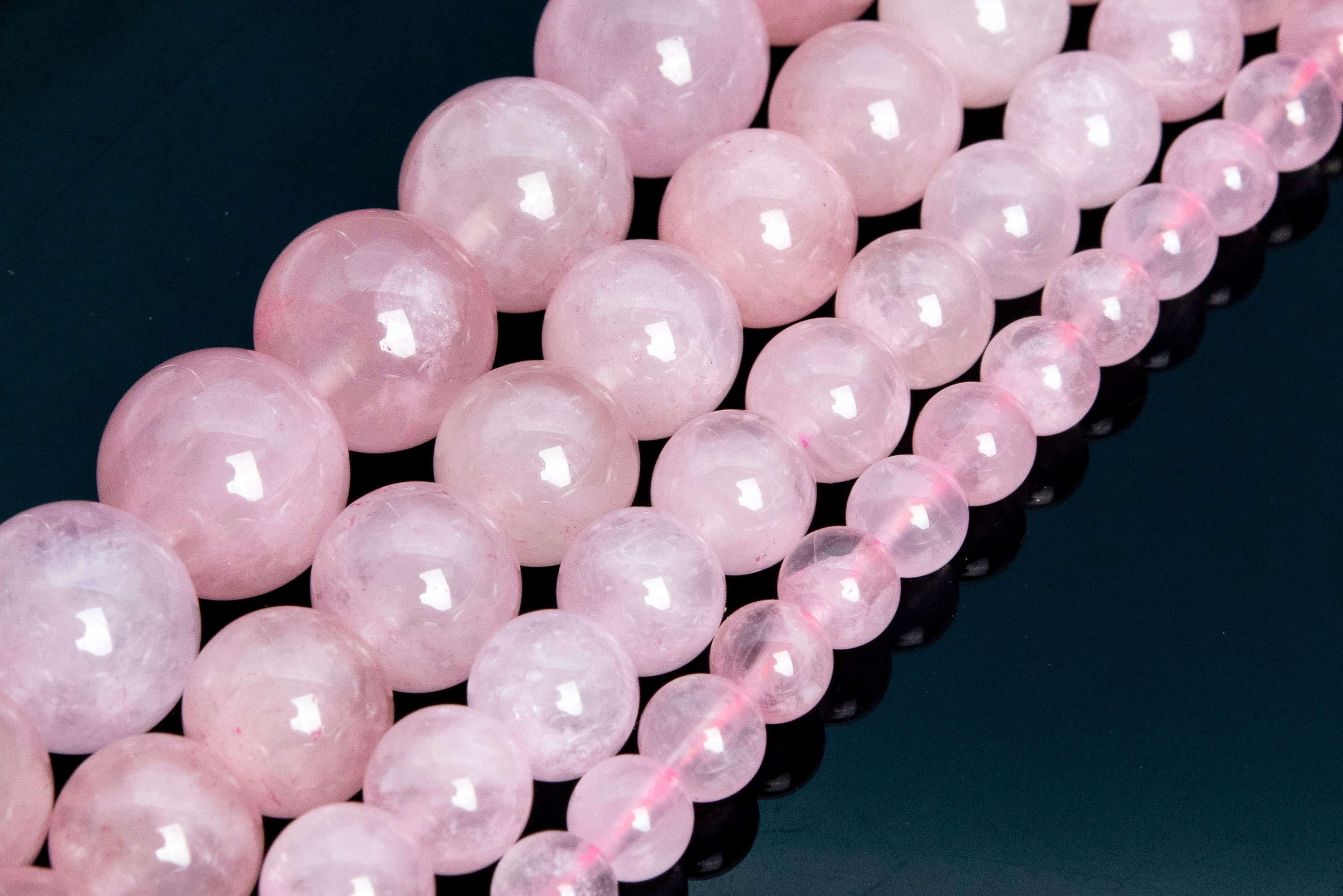 8mm Natural Madagascar Deep Pink Rose Quartz Crystal Round Beads Bracelet AAA 8mm Natural Madagascar Deep Pink Rose Quartz Crystal Round Beads Bracelet AAA
