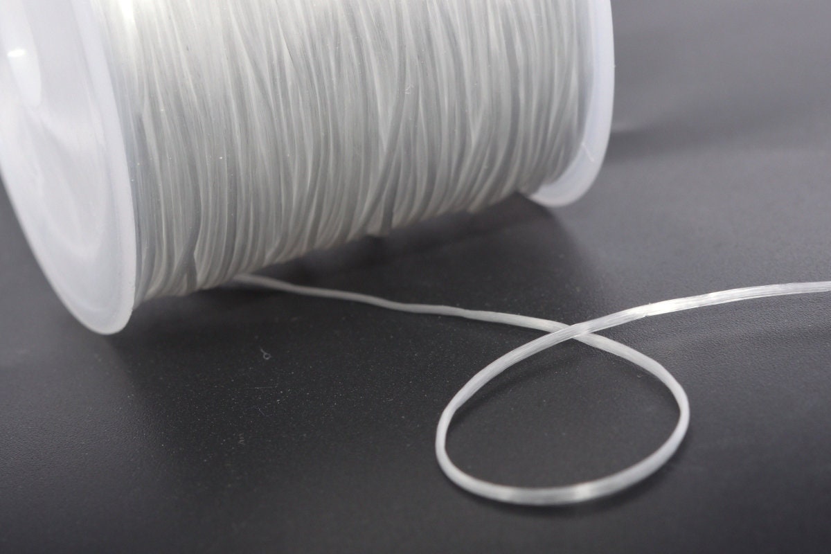 0.45mm Elastic Thread Cord for Shirring Fabric Sewing jewelry