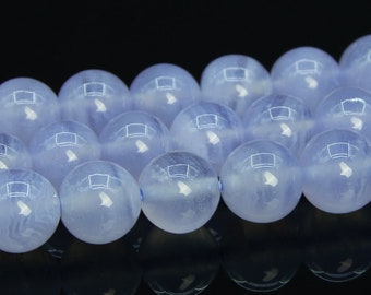 5MM Blaue Spitze Achat Perlen Brasilien Klasse AAA echte natürliche Edelstein runde lose Perlen 16 "Bulk Lot Optionen (109197)