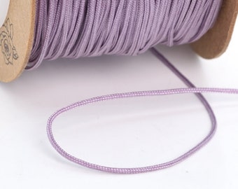 High Quality 0.8MM Gray Purple Knotting Macrame Cord Braided Thread No Elasticity 1 Spool 80 Meters Bulk Lot Options (64057-S2454)