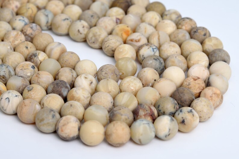 10MM Matte African Opal Beads Grade AAA Genuine Natural Etsy