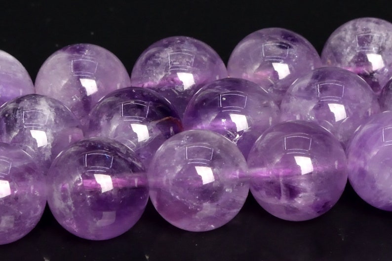 12MM Deep Lavender Amethyst Beads Grade AAA Genuine Natural Gemstone Half Strand Round Loose Beads 7.5 Bulk Lot Options 109479h-2981