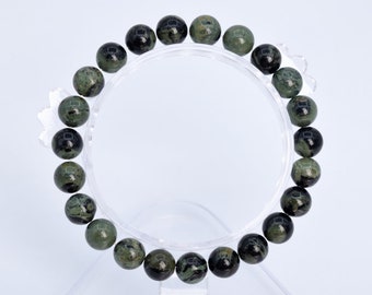 8 MM Kambaba Jaspis Pärlor Armband Grade AAA Äkta Naturlig Rund Ädelsten 7" Bulk Parti Alternativ (106624h-2024)