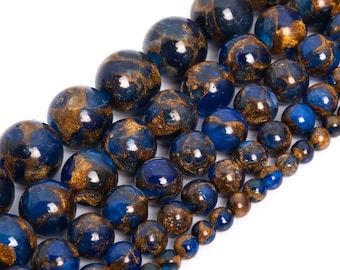 Blue Sandstone Gemstone CAB Cabochon Loose DIY Beads For Jewelry Making 5 Pcs YB 