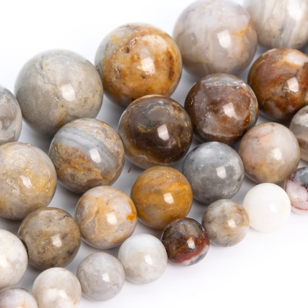 Multicolor Gobi Agate Beads Grade AAA Genuine Natural Gemstone Round Loose Beads 6MM 8MM 10MM Bulk Lot Options