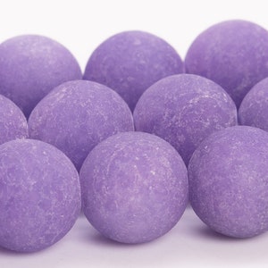 10MM Matte Light Purple Jade Beads Grade AAA Natural Gemstone Full Strand Round Loose Beads 15&quot; BULK LOT 1,3,5,10 and 50 (101065-528)