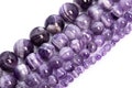 Dog Teeth Amethyst Beads Grade AA Genuine Natural Gemstone Round Loose Beads 4MM 6MM 8MM 10MM 12MM Bulk Lot Options