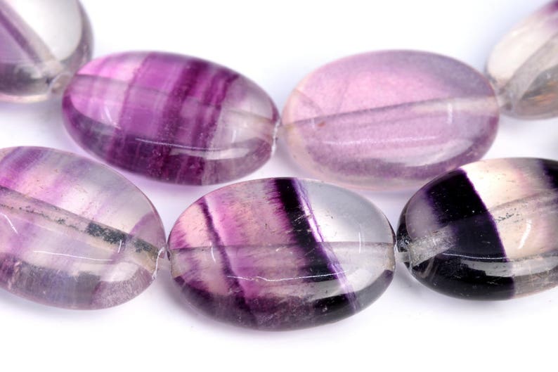 14x10MM Rainbow Fluorite Beads Flat Oval Grade AA Genuine Natural Gemstone Loose Beads 15.5 BULK LOT 1,3,5,10 and 50 102804-473