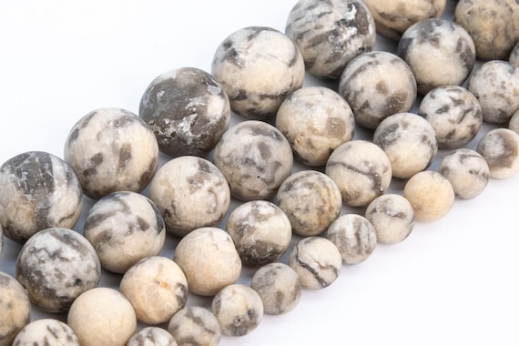Matte Vanilla Brown Feldspar Beads Genuine Natural Grade AAA Gemstone Round Loose Beads 6MM 8MM 10MM 12MM Bulk Lot Options