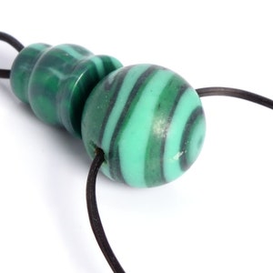 10MM Green Calsilica Guru Beads 3 Holes Synthetic Gemstone Bulk Lot Options (108067-2629)