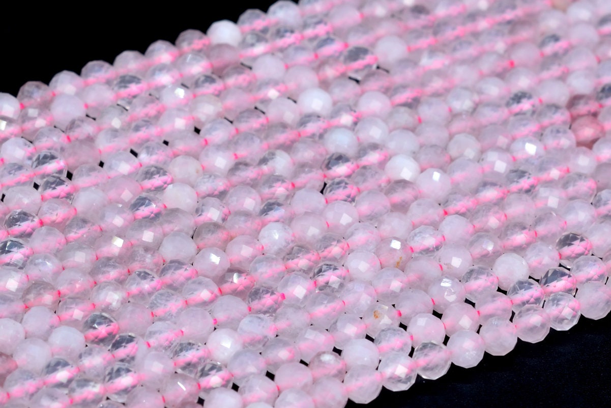 Pietre Preziose Naturali Sfaccettate Rotonde, Perline Sfuse Da 4 - Foto 4