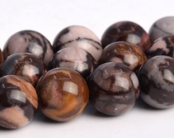 8 MM Outback Jaspis Pärlor Grade AAA Äkta Naturlig Ädelsten Helsträngad Runda Lösa Pärlor 15,5" BULKPARTI 1, 3, 5, 10 och 50 (103012-653)