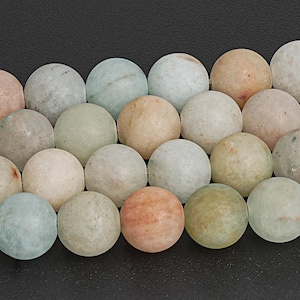 8MM Matte Multicolor Moss Agate Beads Genuine Natural Gemstone Round Loose Beads 7.5&quot;/15&quot; Bulk Lot Options (126970)
