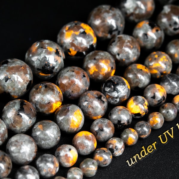 Gray Fluorescent Sodalite Beads Genuine Natural Grade AAA Gemstone Round Loose Beads 6MM 8MM 10MM 12MM 14MM Bulk Lot Options