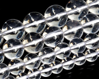 Crystal Clear Quarz Perlen Brasilien Klasse AAA Echte Natürliche Edelstein Runde Lose Perlen 4 MM 6 MM 8 MM 10 MM 12 MM Massen Lot Optionen