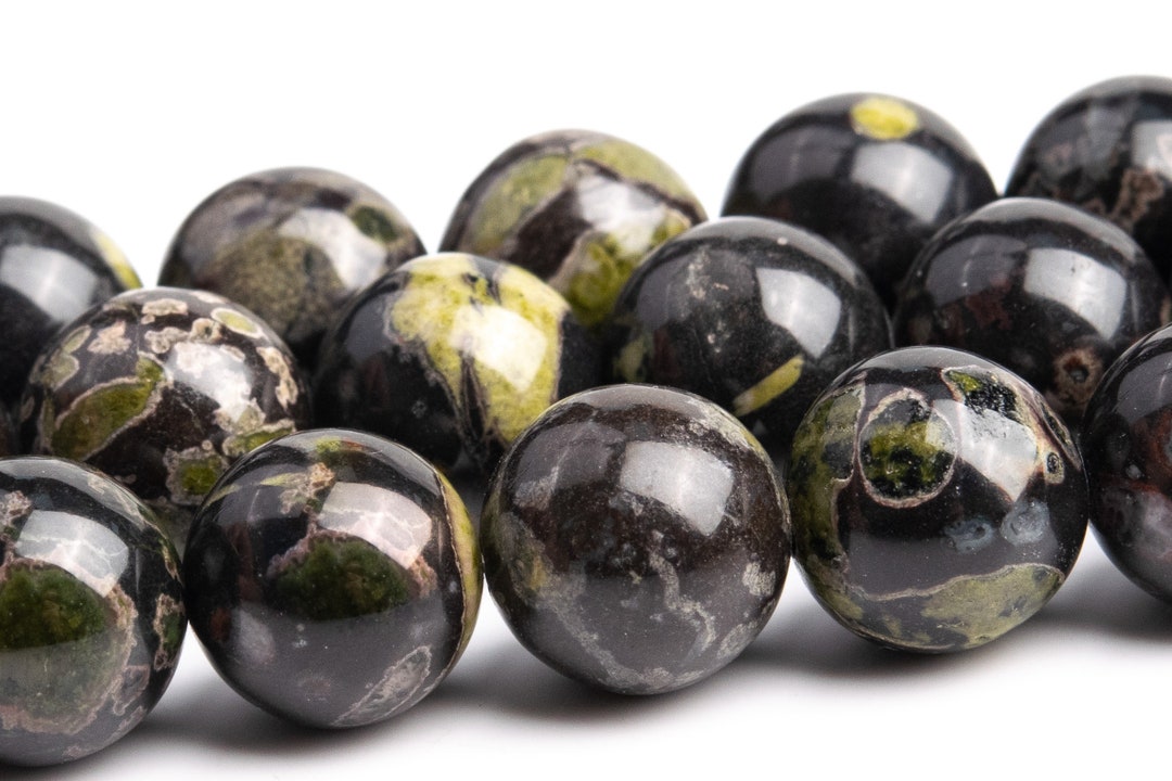 10MM Ocean Fossil Jasper Beads Grade AAA Genuine Natural Etsy