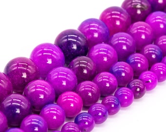 Jade Perlen Sugilith lila Farbe Klasse AA Edelstein runde lose Perlen 6 MM 8 MM 10 MM 12 MM Massen viel Optionen
