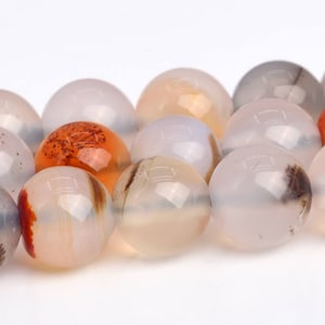 6MM Dendrite Agate Beads Grade AAA Genuine Natural Africa Gemstone Full Strand Round Loose Beads 15.5&quot; BULK LOT 1,3,5,10 and 50 (103463-787)