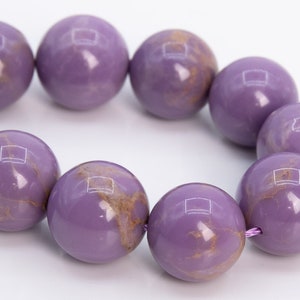13MM Purple Phosphosiderite Beads Grade A+ Genuine Natural Gemstone Half Strand Round Loose Beads 7.5&quot; (109366h-2946)